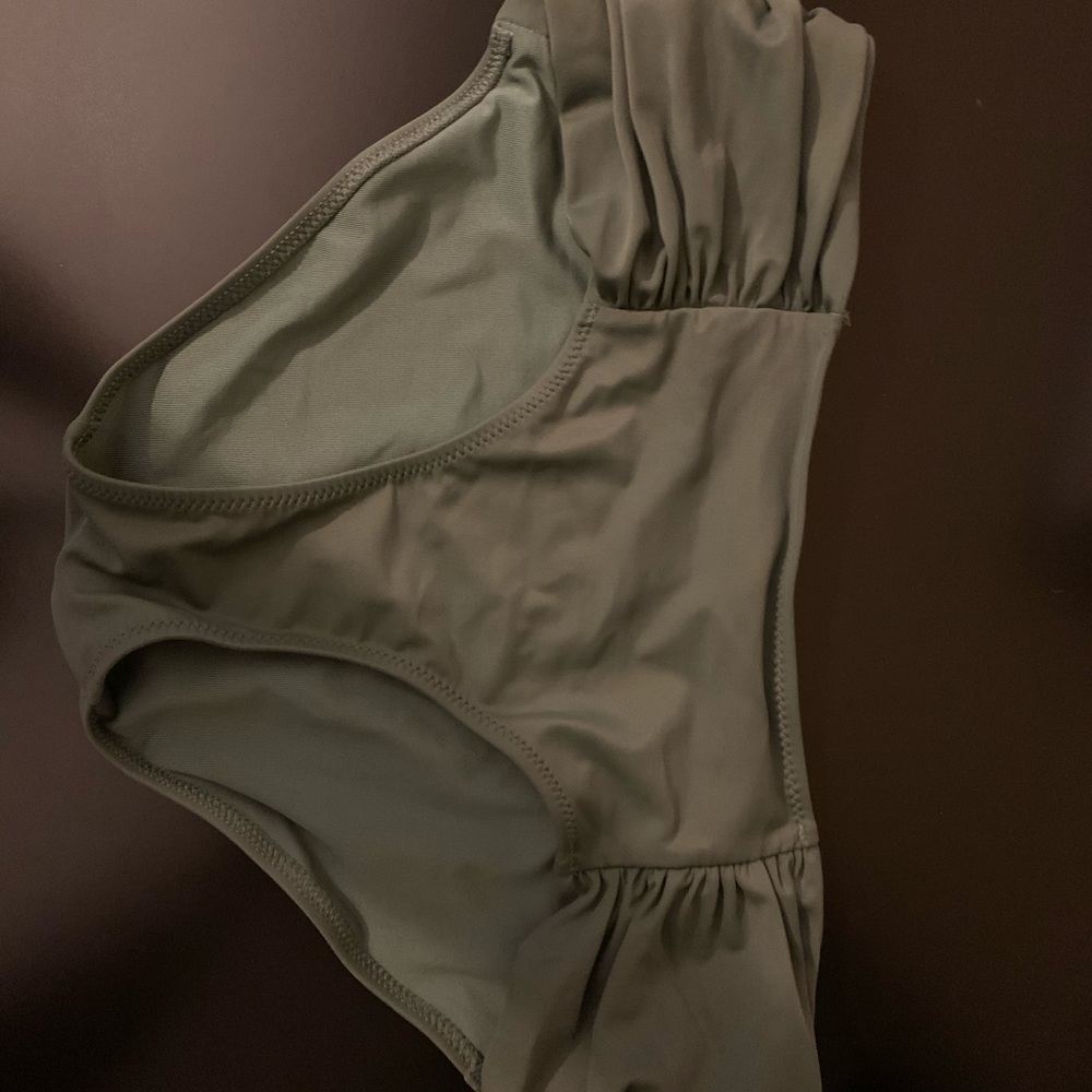 Aerie olive green swim hipster bottom